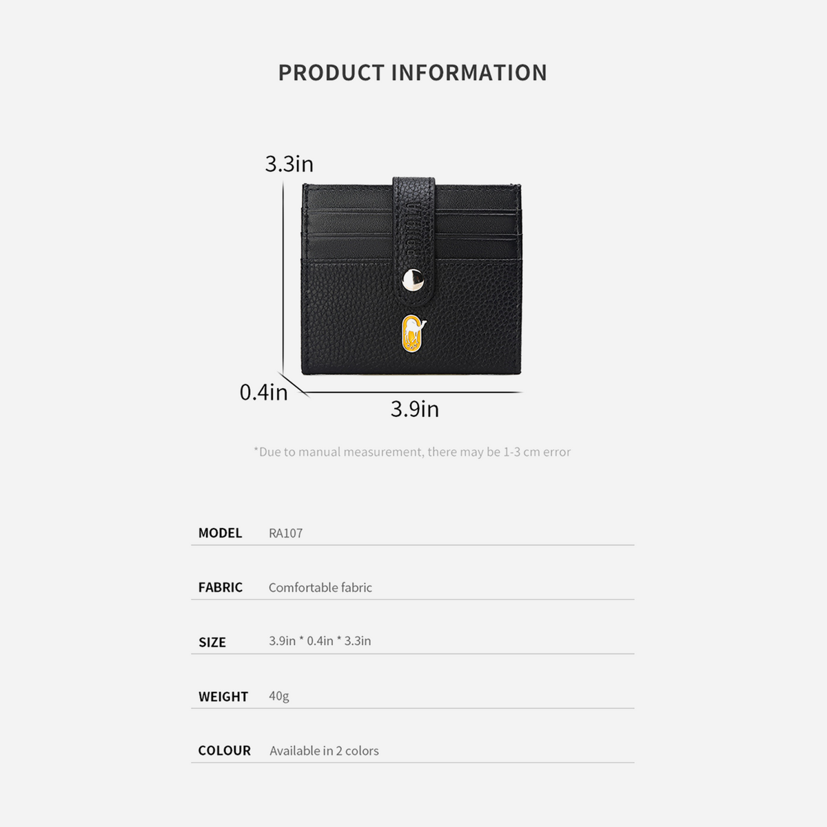 Wallet-RA 107 Black