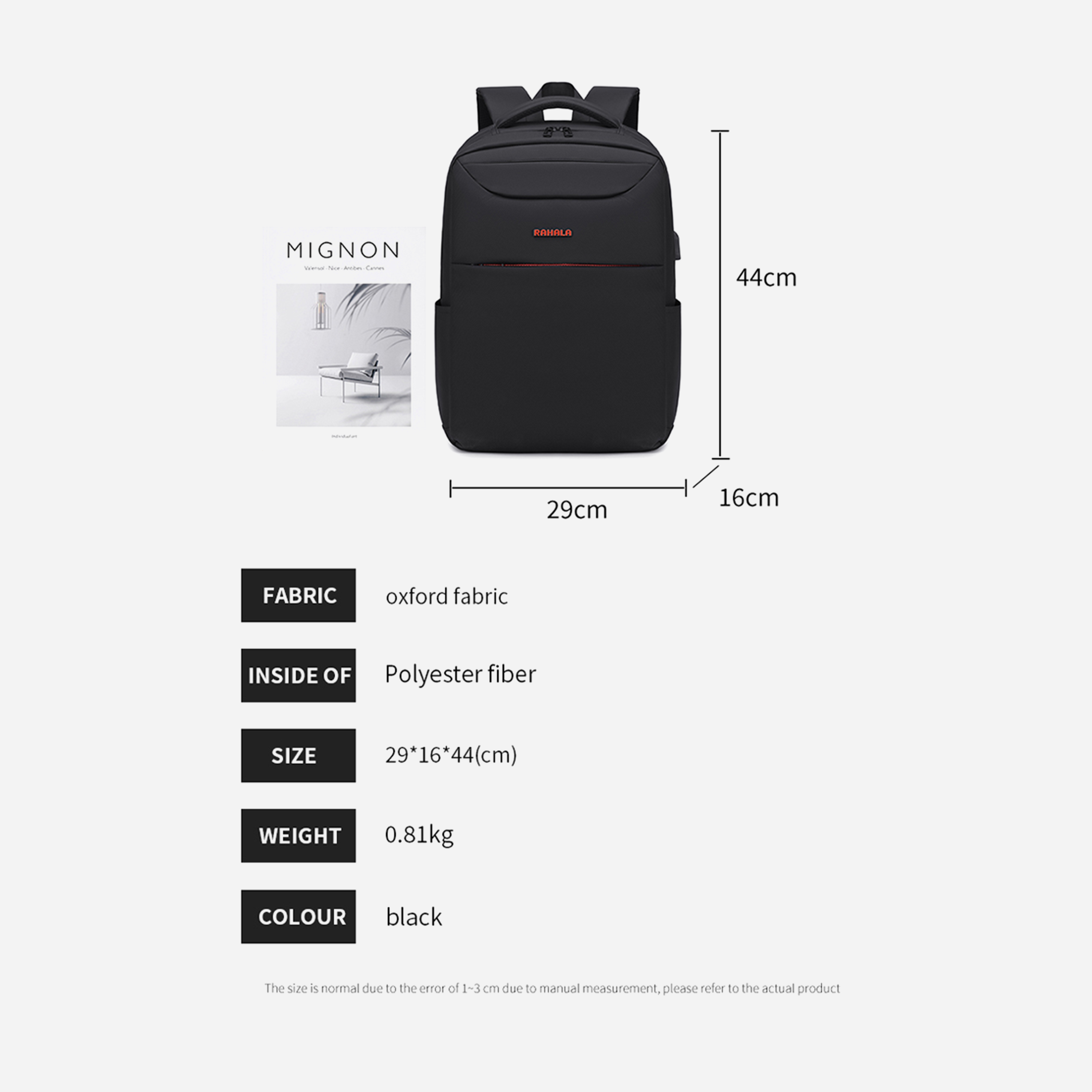 حقيبة ظهر RAL 902