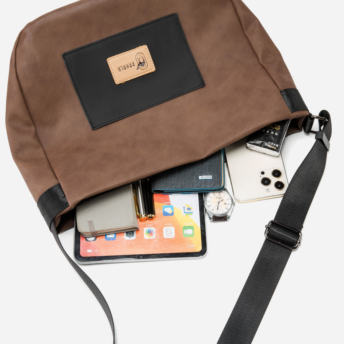 Leather bag - YH3562 Grey